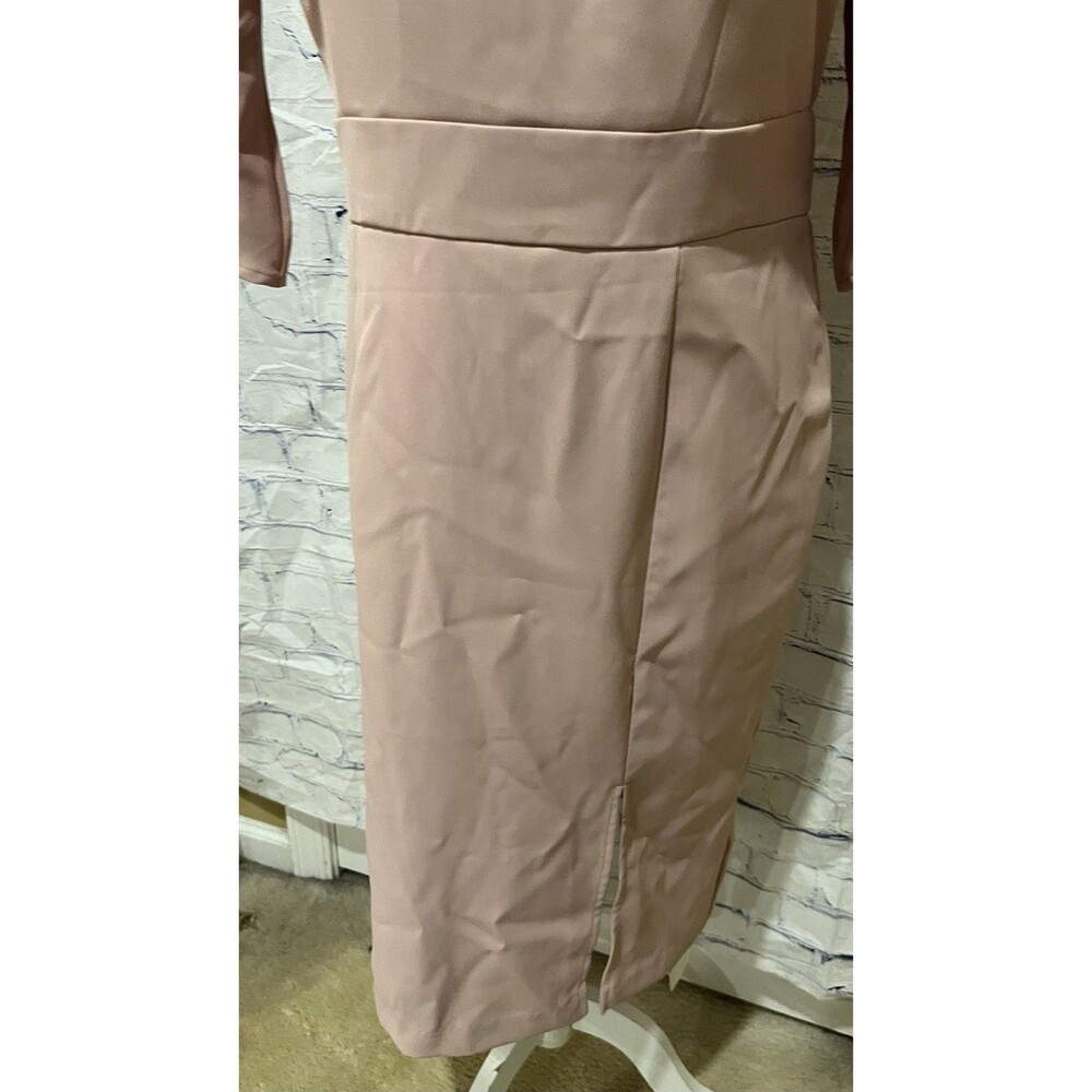 NWT Dazy Blush Color MIDI Dress Size Large - Picture 3 of 7